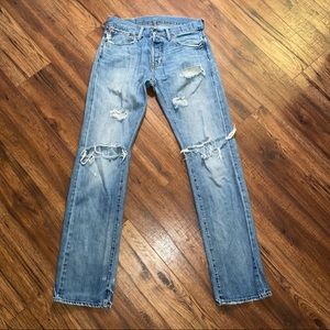 Polo Ralph Lauren ripped jeans